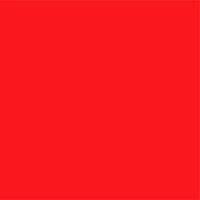 Plakfiguren vierkant 25 mm, rood 400 stuks